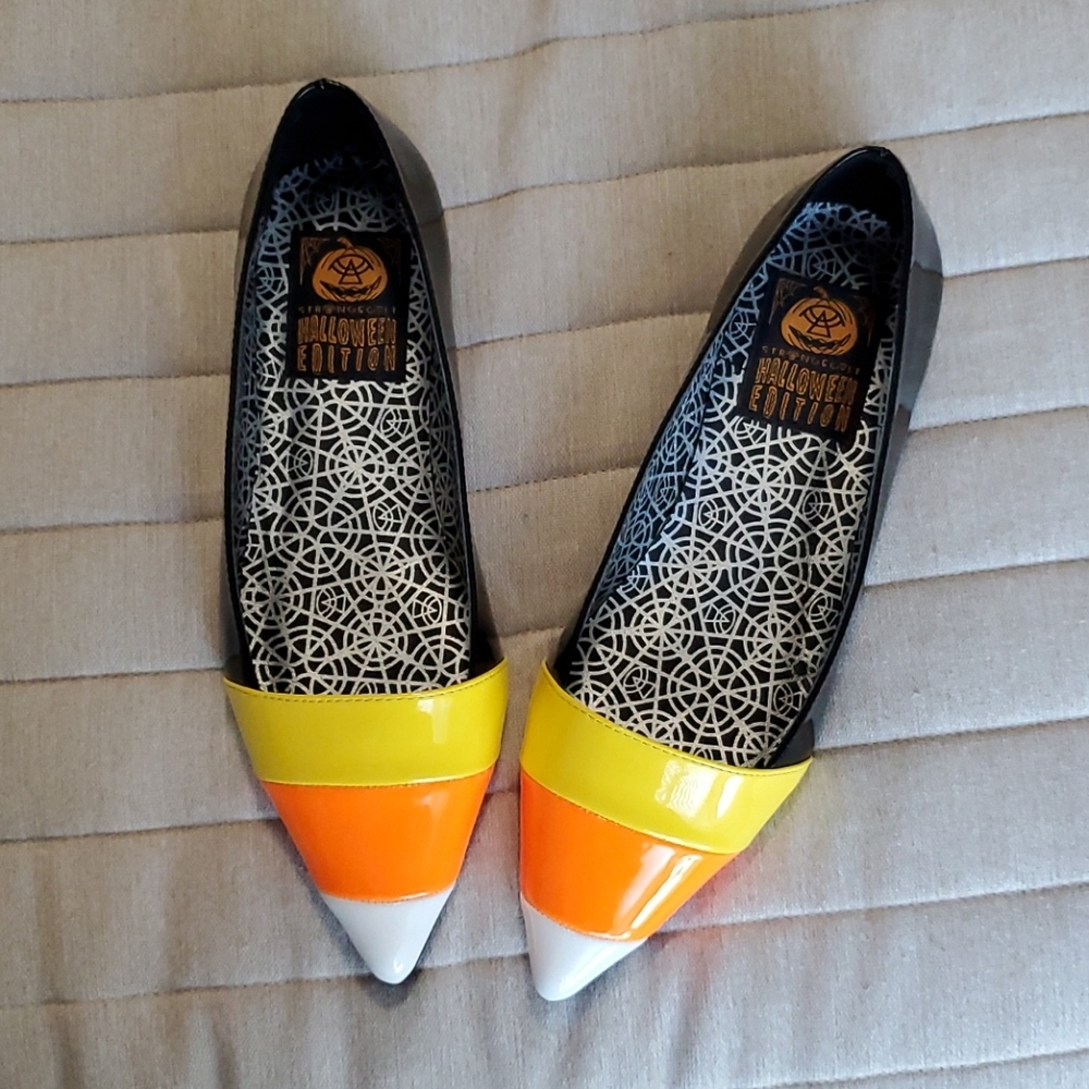Strange Cvlt Halloween Edition candy corn Shoes